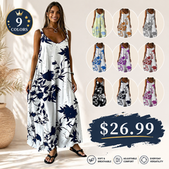 Printed Slip Dress