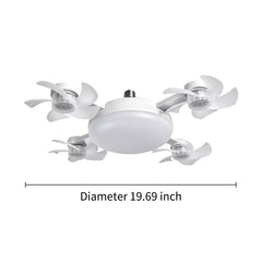💥 55% OFF | Last Day ⏰ 🌬️ 2-in-1 Silent Ceiling Fan Light – Remote Control LED Fan with Foldable Blades & Timer 💡