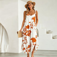 Printed Slip Dress