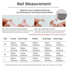 Cyflymder 10pcs Short Square Handmade Press on Nails Flower Pattern Fake Nails False Nail Artificial Nail 네일팁 Накладные Ногти Uñas