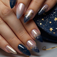 Cyflymder 24Pcs Almond False Nails Cute Strawberries with French Design Simple White Wearable Fake Nails Decoration Press on Nail Tips Art