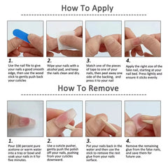 Cyflymder 10Pcs Cat Eye Square Handmade Press on Nails Blurred Fake Nails Wearable Stick-on Nails Full Cover False Nail Накладные Ногти