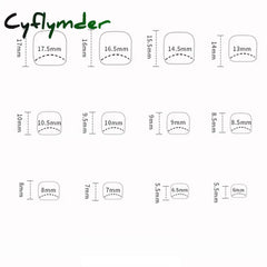 Cyflymder 24pcs/box Fashion Aurora Fake Toenails Cat Eye Short Square Foot Nails Super Shiny Full Cover Toe Nails for Women Girl