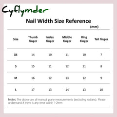 Cyflymder Handmade Y2k Press on Nails Short Korean Cat Eye Reusable Adhesive False Nails with Charm Artifical Nail Tips Stick on Nail Art
