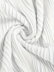 Wavy Stripe Solid Dress